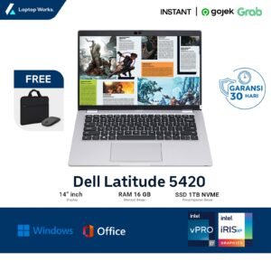 Dell Latitude 5430 Core I7 Gen 12 RAM 16GB SSD 1TB