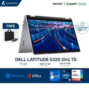 Dell Latitude 5320 2in1 TS Core I5 Gen 11 IRIS XE RAM 16GB SSD 1TB NVME