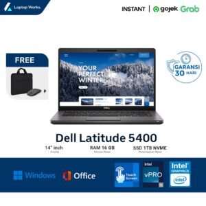 Dell Latitude 5400 TS Core I5 Gen 8 RAM 16GB SSD 1TB NVME
