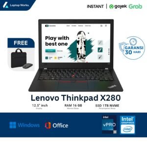 ThinkPad X280 Core i5 Gen 8 Ram 16gb Ssd 1TB
