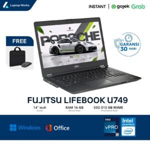 Fujitsu Lifebook U749 Core I5 Gen 8 Ram 16Gb Ssd 1TB