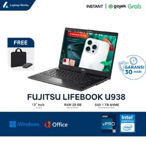 Fujitsu U938 I5 Gen 8 Ram 16GB SSD 1TB
