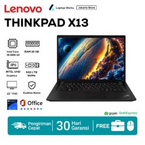 Lenovo Thinkpad X13 Core I5 gen 10 Ram 16gb Ssd 1tb