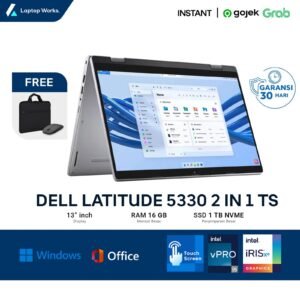Dell Latitude 5330 2in1 TS Core I5 Gen 12 Ram 16 GB Ssd 1TB NVME