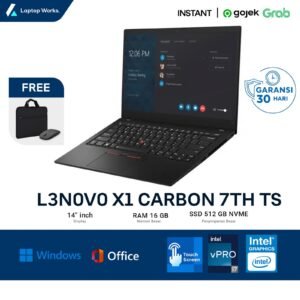 Lenovo Thinkpad X1 Carbon 7th Touchscreen I7 Gen 8 Ram 16 Gb Ssd 1 TB NVME