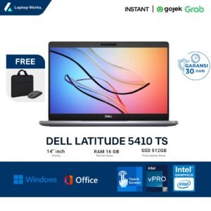 Dell Latitude 5410 Touchscreen I7 Gen 10 Ram 16 Gb Ssd NVME 1 TB