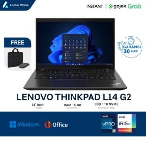 Lenovo Thinkpad L14 G2 Core I5 Gen 11 Ram 16GB Ssd 1TB NVME