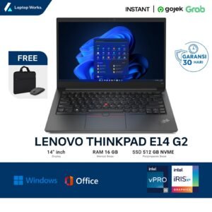 Lenovo Thinkpad E14 Core I5 Gen 11 Ram 16GB Ssd 1TB NVME
