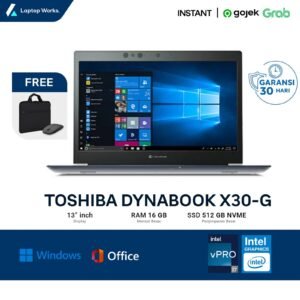Laptop Toshiba Dynabook X30G Core I7 Gen 10 Ram 16GB SSD 1TB NVME