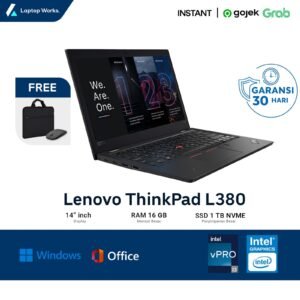 Lenovo Thinkpad L380 Core i3 Gen 7 Ram 16GB Ssd 1TB
