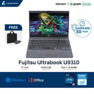 Fujitsu U9310 I5 Gen 10 Ram 8gb Ssd 1Tb NVME