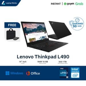 Lenovo Thinkpad L490 Intel i5 gen 8 Ram 16gb ssd 512gb NVME