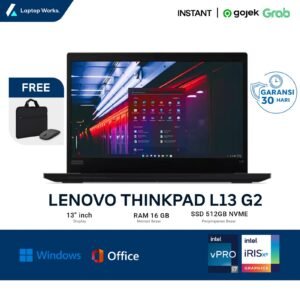 Lenovo Thinkpad L13 G2 Core I5 Gen 11 RAM 16 GB SSD 512 GB NVME