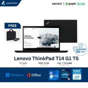 Lenovo Thinkpad T14 G1 TS Core I7 Gen 10 Ram 16GB Ssd 1TB NVME