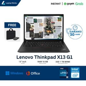 Lenovo Thinkpad X13 Core I5 gen 10 Ram 16gb Ssd 1tb