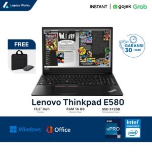 Lenovo Thinkpad E580 Core I5 Gen 8 Ram 16GB Ssd 1TB