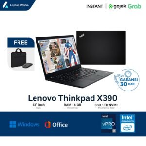 ThinkPad X390 I5 Gen 8 | RAM 16GB SSD 512GB
