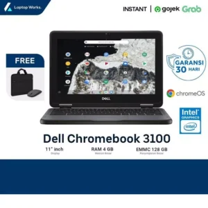 DELL CHROMEBOOK 3100 CELERON N4000 RAM 4gb EMMC 128GB