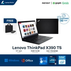 Lenovo Thinkpad X390 TS Core I5 Gen 8 Ram 16GB SSD 1TB NVME