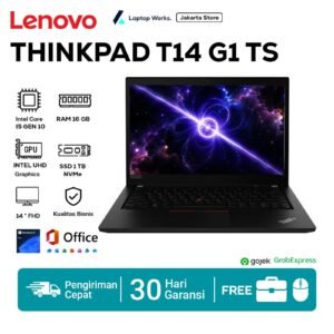 Lenovo Thinkpad T14 G1 TS Core I5 Gen 10 Ram 16GB Ssd 1TB NVME